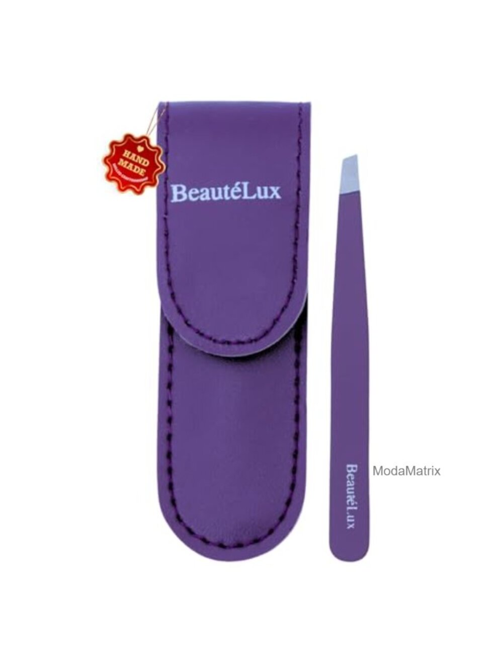 Slant Tip Eyebrow Tweezer Stainless Steel Precision Facial Hair Removal